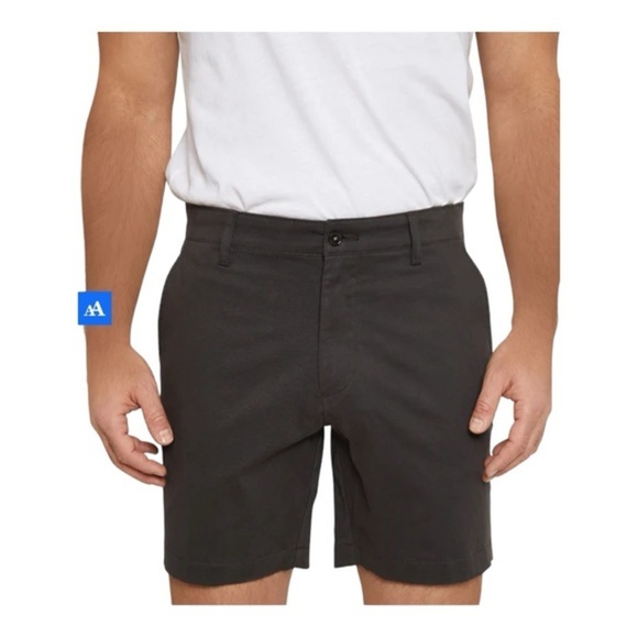 Slate & Stone 7" COTTON TWILL SHORT in Charcol - Picture 1 of 6